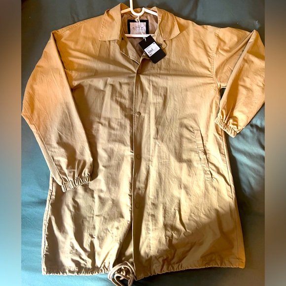 Men’s Button Up Trench Coat - Picture 1 of 3